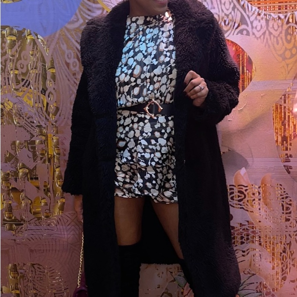 Endless Rose Monochrome Patterned Romper - image 6